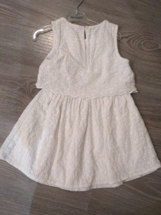 Воздушное хлопковое платье на малышку Y.D. размер указан 2-3 года, в идеальном с. . фото 3
