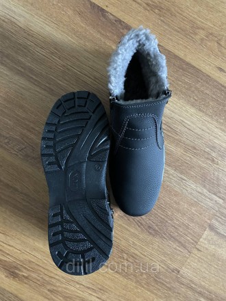 Зимние мужские ботинки черные прошитые теплые. Добротный вариант! Производитель . . фото 8