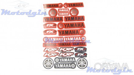 Набор наклеек Yamaha Jog R . Лист наклеек ямаха 30х45см в комплекте двадцать чет. . фото 1