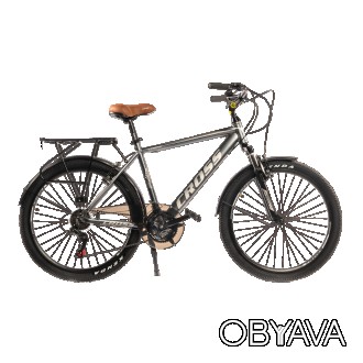 Велосипед Cross Sonata оснащен крыльями, зашитой одежды от цепи , багажником, ко. . фото 1