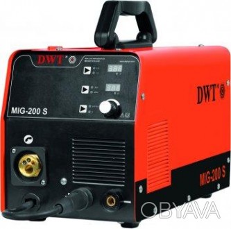 Сварочный аппарат DWT MIG-200 серии «S» является однофазным источником питания п. . фото 1