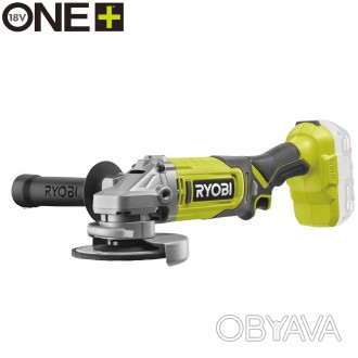 Шлифмашина угловая Ryobi ONE+ RAG18125-0
Аккумуляторная 125 мм углошлифовальная . . фото 1