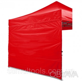 Описание
Боковая стенка на шатер - 9м (3 стенки на 3*3) цвет красный
Изготовлена. . фото 1