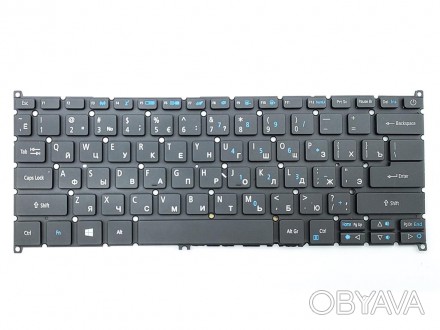 Новая клавиатура для ноутбука 
 черного цвета, с rus буквами.
 
совместима: 
 Ac. . фото 1
