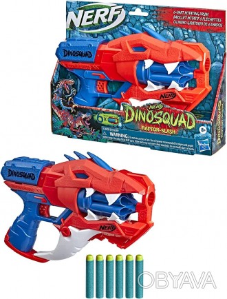 
	DinoSquad Raptor-Slash Dart Підійде для веселих ігор!
	Яскравий, стильний і бе. . фото 1