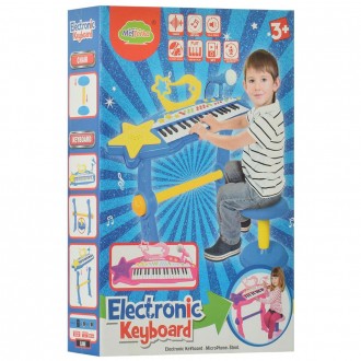 Детский синтезатор - пианино со стульчиком арт. MTK007
Панель состоит из 37 клав. . фото 6