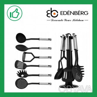 Кухонный набор из нейлона 7 предметов Edenberg Черный
Непревзойденное качество о. . фото 1