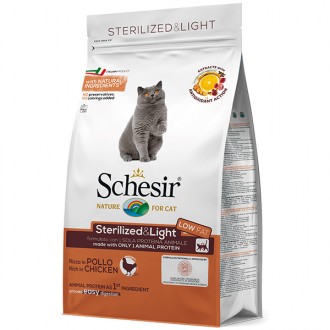 Schesir (Шезир) Cat Sterilized Light Сухой корм для кошек. Одеса. фото 1 Schesir (Шезир) Cat Sterilized Light Сухой корм для кошек. Одеса. фото 1