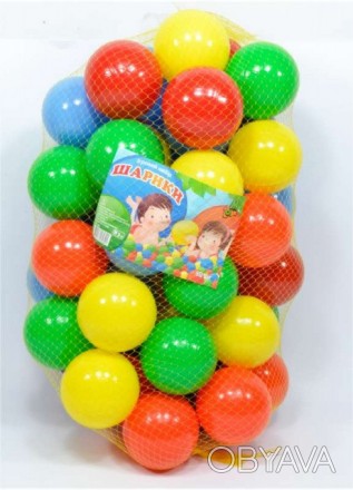 Кульки м'які "M-TOYS" 80мм
Мягкие шарики для сухого бассейна добавят детской игр. . фото 1