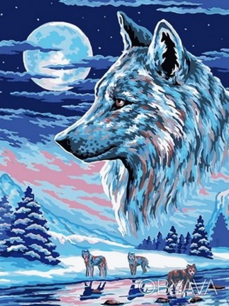 VK 213 "Волки под луной"
Картины на холсте. Роспись по номерам 40х30см В наборе:. . фото 1