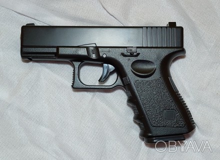 Пістолет метал-пластик G 15 ( glock 23).
 
Стріляє пластиковими кульками 6 мм (у. . фото 1