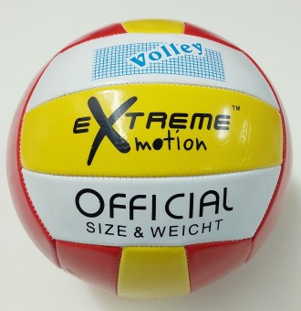 B23836 М'яч волейбольний (червоно-біло-жовтий)
Волейбольний м'яч — незамінна річ. . фото 2