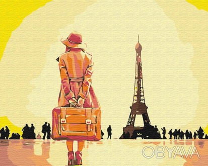 GX 30474 Путешественница в Париже
Бюджетная картина по номерам без коробки. Росп. . фото 1