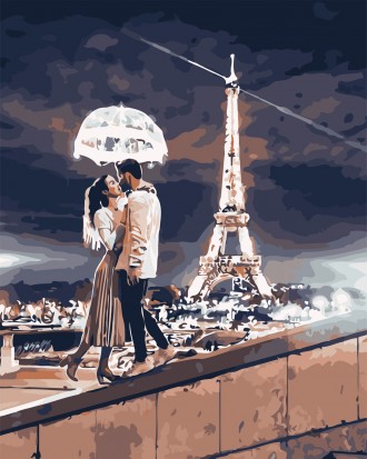 Картина AS 0750 Любов у Парижі з цифр
Набір для малювання за номерами включає:
-. . фото 2
