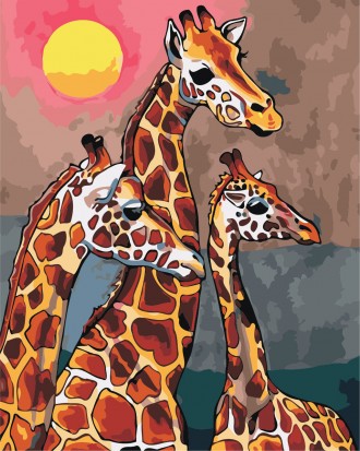 Картина AS 0869 Семья жирафов по цифрам
Набор для рисования по номерам включает:. . фото 2