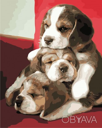 Картина AS 0872 Милые щеночки по цифрам
Набор для рисования по номерам включает:. . фото 1