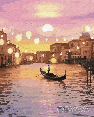 Казкова вечірня Венеція 40х50 см (GX 32456)
Бюджетна картина на полотні без коро. . фото 1