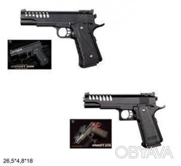 Пистолет игрушечный VIGOR V305/303
Металлический с пластиковой рукояткой. Стреля. . фото 1
