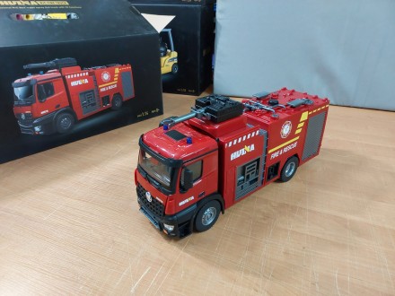 Радіокерована пожежна машина Huina масштаб 1:14 2.4G — HN1562 — це повнофункціон. . фото 3