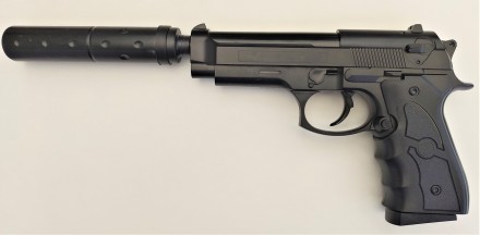 Дитячий іграшковий пістолет Galaxy G.052A (Берта) з глушником
Пістолет іграшкови. . фото 2