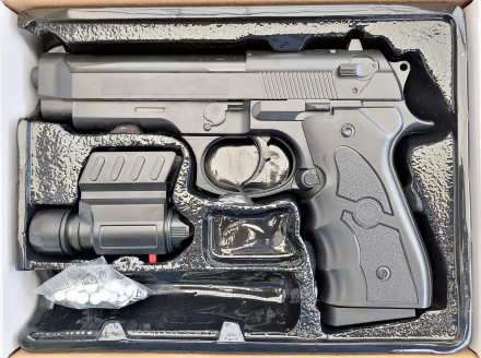 Дитячий іграшковий пістолет Galaxy G.052BL (Берта) з лазерним прицілом
Пістолет . . фото 4