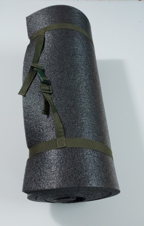 Каримат "NATO" 2000х600х20мм, з ременем стяжкою, хімічно зшитий пінополіетилен.
. . фото 2