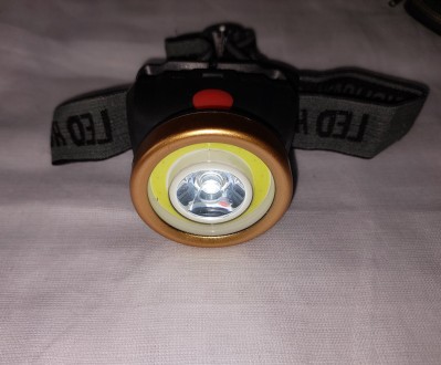 Фонарик налобный LED+COB 0507 на 3-х батарейках ААА
3 режима работы:
1. Узконапр. . фото 5