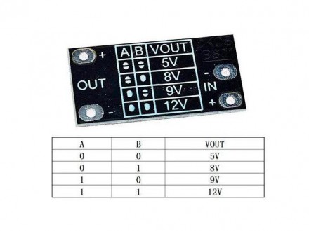 Новейший импульсный повышающий мини-модуль 5 В/8 В/9 В/12 В, 1А, со светодиодной. . фото 4