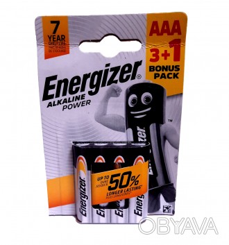 Батарейка Energizer Alkaline Power AAA Ціна за 4 шт.
Лужні батарейки — це компак. . фото 1