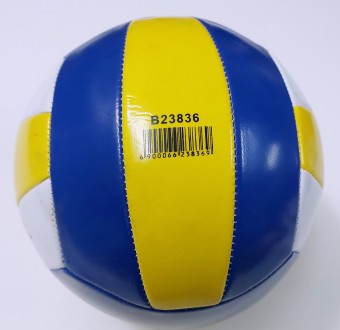 B23836 М'яч волейбольний (синьо-біло-жовтий)
Волейбольний м'яч — незамінна річ д. . фото 5