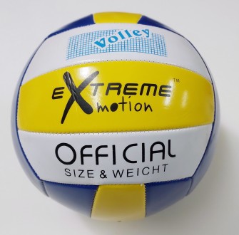 B23836 М'яч волейбольний (синьо-біло-жовтий)
Волейбольний м'яч — незамінна річ д. . фото 3