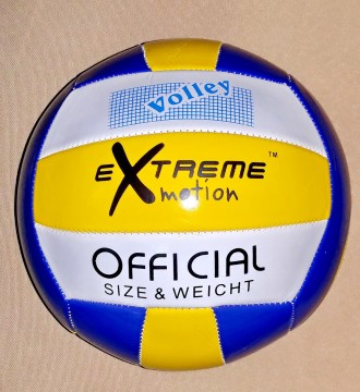 B23836 М'яч волейбольний (синьо-біло-жовтий)
Волейбольний м'яч — незамінна річ д. . фото 2