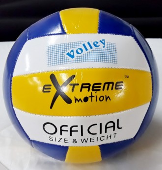 B23836 М'яч волейбольний (синьо-біло-жовтий)
Волейбольний м'яч — незамінна річ д. . фото 4
