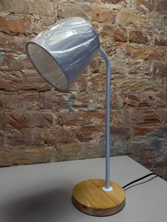 Настольная лампа ALBERTO WHITE Italian Natural Series 60W E27 белая LUMANO, ALBE. . фото 4