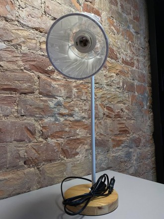 Настольная лампа ALBERTO WHITE Italian Natural Series 60W E27 белая LUMANO, ALBE. . фото 6