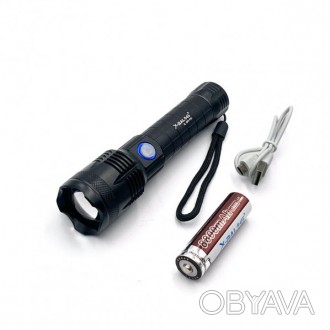 Фонарик ручной Bailong X-Balog BL-B99-P50, фонарь ручной тактический, водонепрон