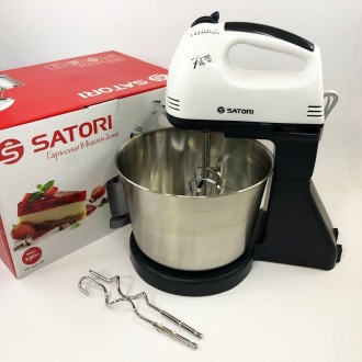 Міксер Satori SM-1920-GR легкий, практичний та дуже компактний кухонний помічник. . фото 2