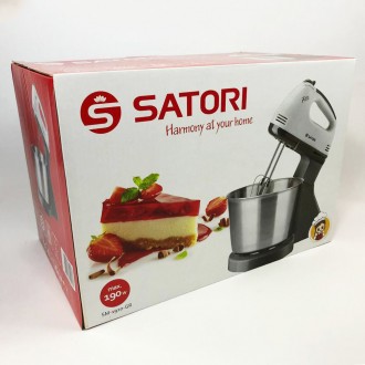 Міксер Satori SM-1920-GR легкий, практичний та дуже компактний кухонний помічник. . фото 8