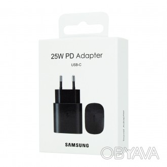 Блок живлення 25W PD Adapter USB-C це компактний зарядний адаптер, який швидко з. . фото 1