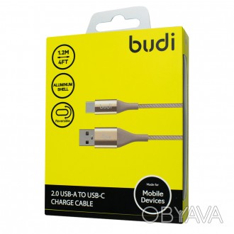 Кабель M8J190T - Type C to USB Charge/Sync Braided Cable With Metal shell имеет . . фото 1