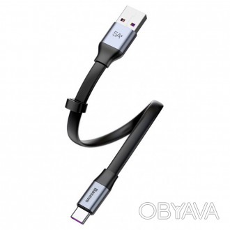 Кабель CATMBJ-BG1 — Baseus Simple HW Quick Charge Charging Data Cable USB For Ty. . фото 1
