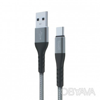 Кабель M8J197T (DC197T20H) - USB-кабель Budi Type-C to USB Charge/Sync 2m имеет . . фото 1