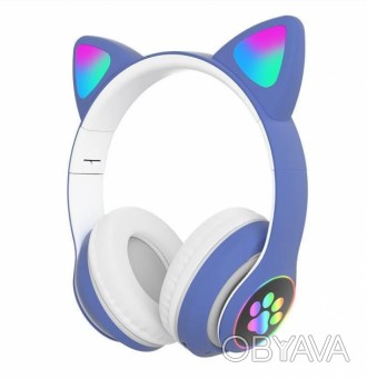 
Оригінальні бездротові навушники з котячими вушками Cat STN-28 - це справжній х. . фото 1