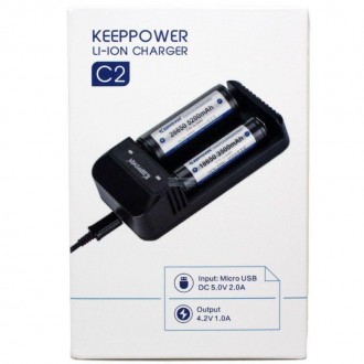 Зарядний пристрій KeepPower C2 на 2 слоти
Зарядний пристрій KeepPower C2 на 2 сл. . фото 6