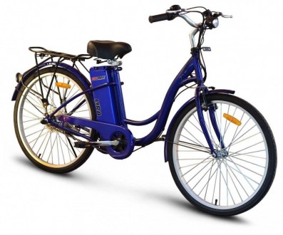 Електричний велосипед (електровелосипед, велосипед з електромотором) LIRA червон. . фото 2