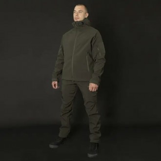 Військовий штормовий вітро-вологозахисний костюм Softshell Gen.II 
Розміри наявн. . фото 11