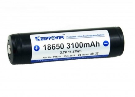 Аккумулятор Keeppower Panasonic Li-ion 18650 3100mAh с защитой
Цена указана за 1. . фото 4