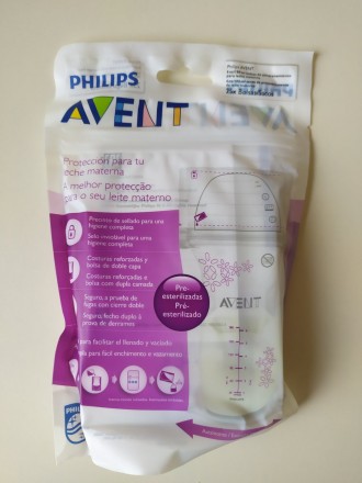 Продам пакети для зберігання грудного молока Philips Avent. В наявності одна упа. . фото 2