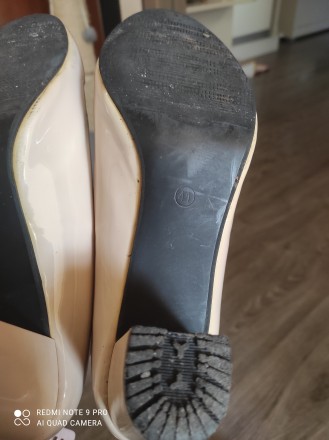 Лакові класичні туфлі на невеликому каблуку, розмір 41, мало мірить іде на 40 (д. . фото 7