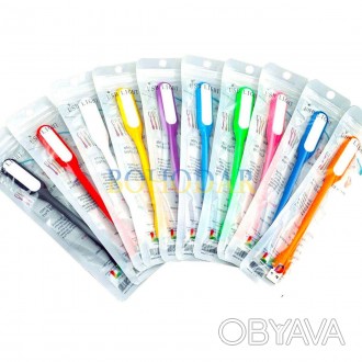 Светодиодная лампа гибкая USB LED TRIZAND 13175 5V 17 см в zipпакете для PC НОУТ